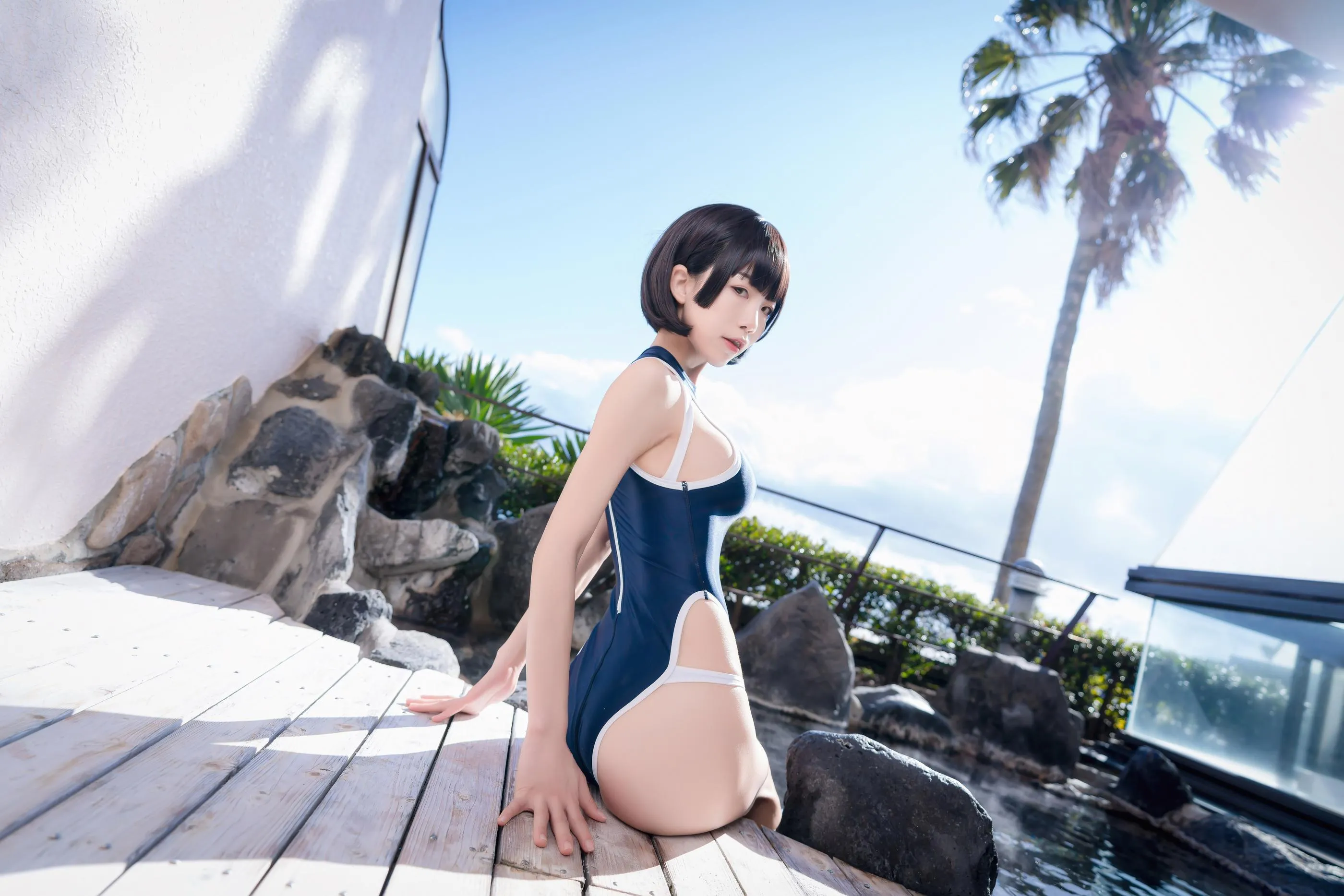 水淼aqua – NO.73 竞泳水着 [40P]插图1
